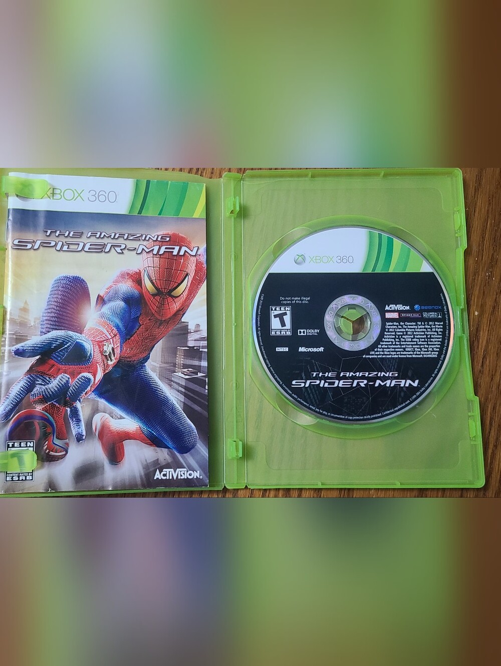The Amazing Spider-Man Xbox 360 Game